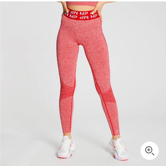 MyProtein Women’s Curve leggings - Red - Picture 2 of 4